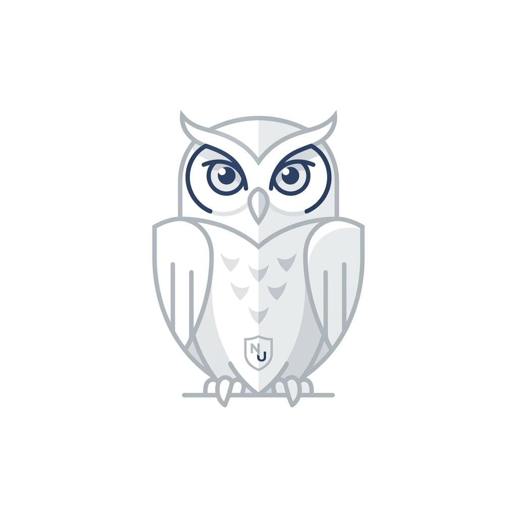 UniTrack owl mascot